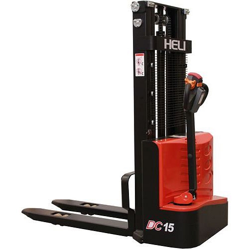 Vysokozdvižný vozík HELI CDD1525J s elektrickým pojezdem a zdvihem, do 1 500 kg, výška zdvihu 2 500 mm