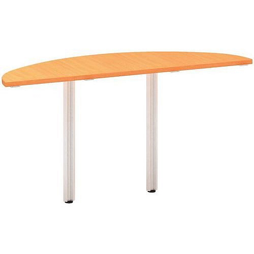 Stolová přístavba Alfa 100, 80 x 35 x 73,5 cm, 1/2 kruh, dezén buk Bavaria