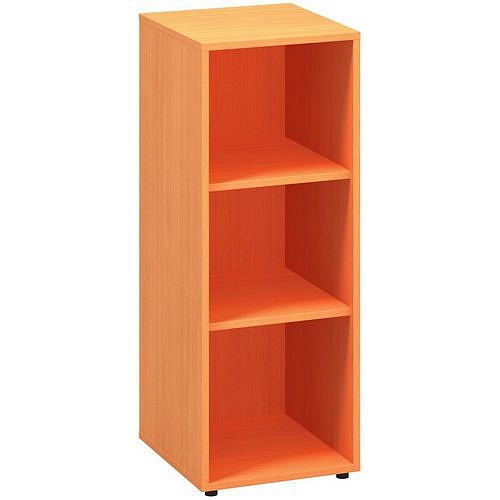 Střední úzká skříň Alfa 500, 106,3 x 40 x 45 cm, otevřen??, dezén buk Bavaria