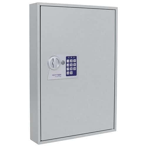 Skříňka na klíče Rottner s elektronickým zámkem, 100 háčků