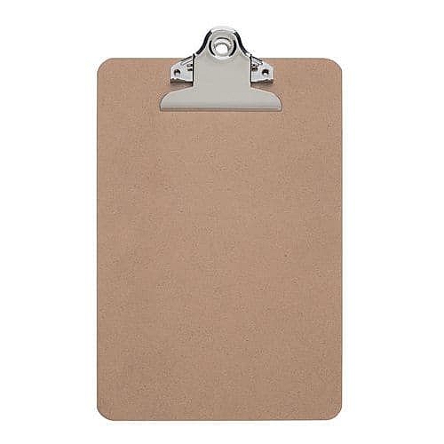 Psací podložka Maul s klipem, A5, dub