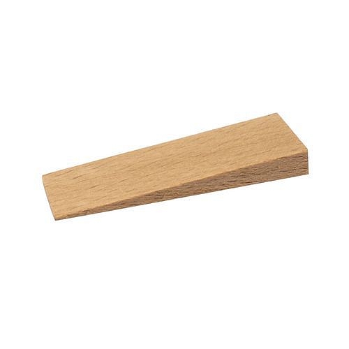 Klínky dřevěné, montážní, balení 20 ks, 55 x 20 x 6 – 0 mm