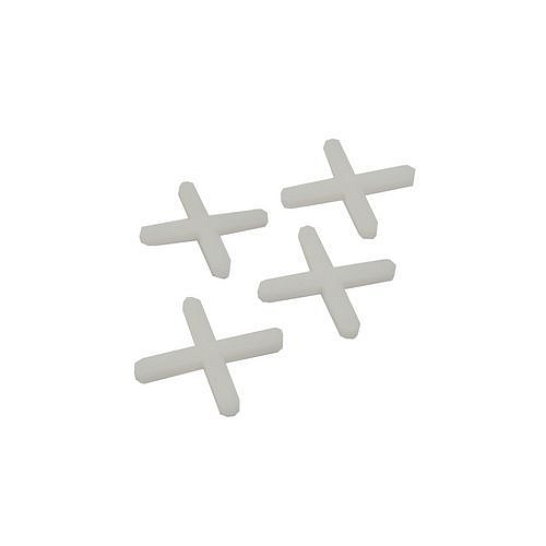 TOPTRADE křížky plastové, spárovací, 4 mm, 100 ks