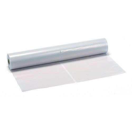 TOPTRADE fólie stavební, polorukáv, 2 x 50 m, váha 9 kg, LDPE, 100 mu
