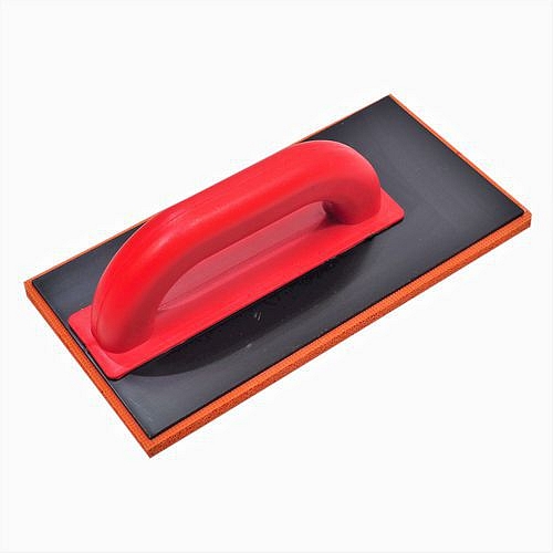 TOPTRADE hladítko ABS, posunuté, houba jemná, 280 x 140 x 18 mm