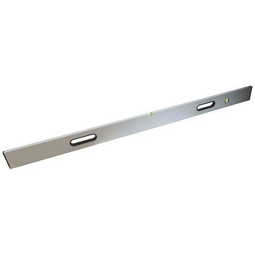 TOPTRADE lať srovnávací, s úchyty, 3000 mm, 2 libely