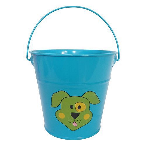 REFLEX dětské zahradní nářadí - vědro, kovové, 1,2 l, modré