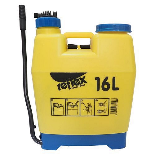 REFLEX postřikovač plastový, zádový, se sítkem a pákovým tlakováním, 12 l