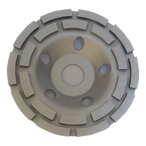TOPTRADE kotouč diamantový, brusný, dvouřadý, 125 x 22,2 mm
