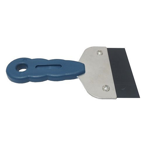 TOPTRADE škrabka malířská, s plastovou rukojetí, 80 mm