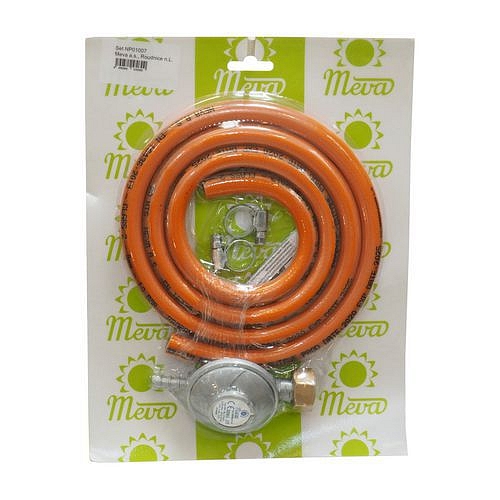 Ventil na PB, regulační, sada, hadice 1,5 m, 2 hadicové spony, 30 mbar