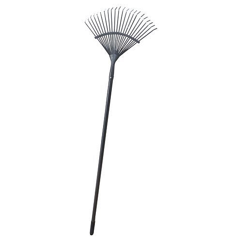TOPTRADE hrábě Švédské, planžetové, pevné, kovová násada, délka 1500 mm, Profi