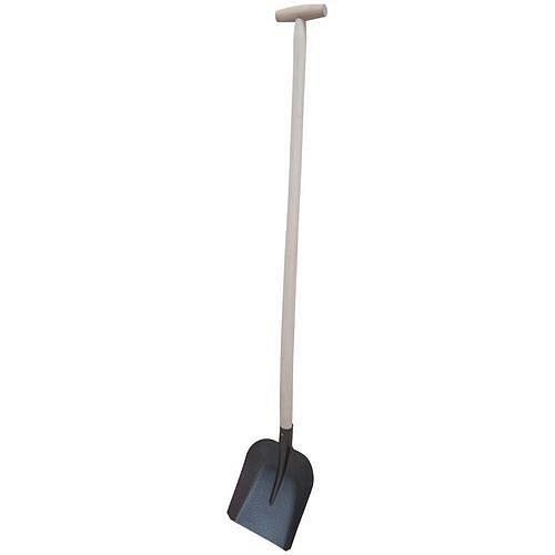 TOPTRADE lopata ocelová, standard, kladívkový lak, s prohlou násadou 