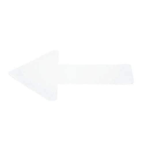 Signalizační podlahové značení, šipka 180x180 mm, bílá