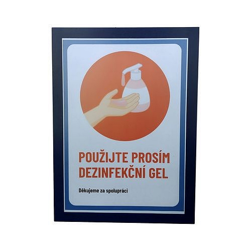 Informační rámeček Pocket A4, magnetický, modrý