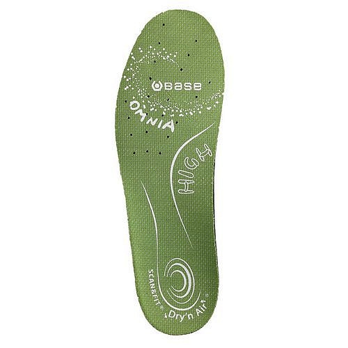 Vložky do bot Dry'n Air Scan & Fit Omnia High, zelená, vel. 35