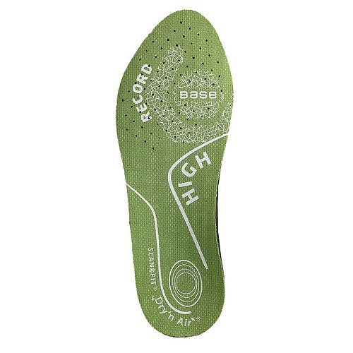 Vložky do bot Dry'n Air Scan & Fit Record High, zelená, vel. 34
