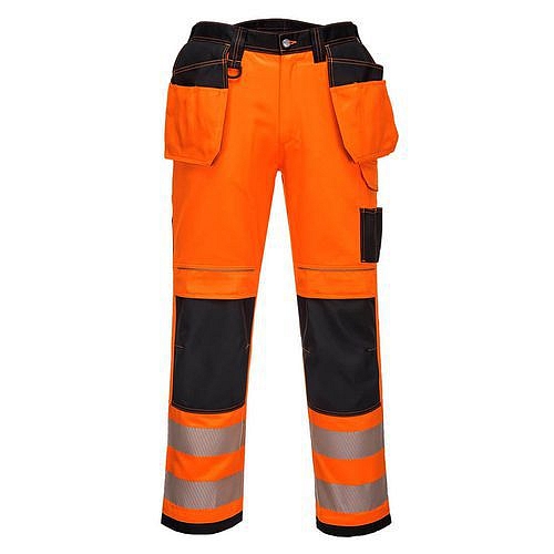 Kalhoty Holster PW3 Hi-Vis Stretch, černá/oranžová, normální, vel. 41