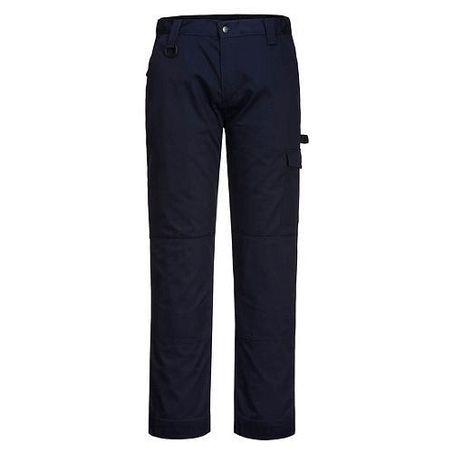 Super Work Trouser, modrá, zkrácené, vel. 40