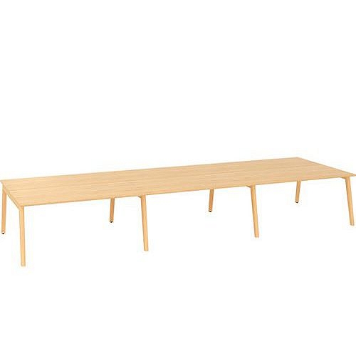 Kancelářský stůl Bench Alfa Root, 480 x 160 x 74,2 cm, dub