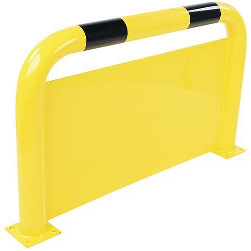 Kovová zábrana Manutan Expert s deskou, střední, délka 100 cm