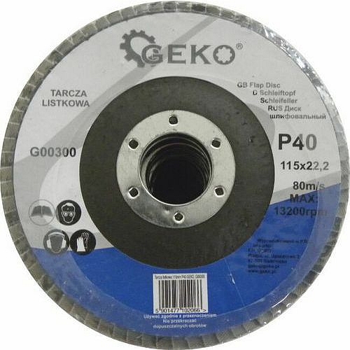 Lamelový kotouč, 115mm, P40 GEKO