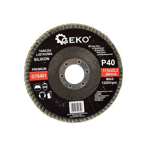 Lamelový kotouč, 115mm, P40 GEKO