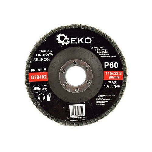 Lamelový kotouč, 115mm, P60 GEKO