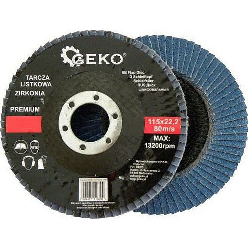 Lamelový kotouč, 115mm, P60 GEKO