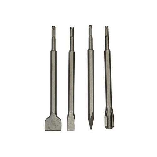 Sekáče SDS PLUS, sada 4ks, 250mm:, plochý 20 a 40mm, špičatý, drážkovací GEKO