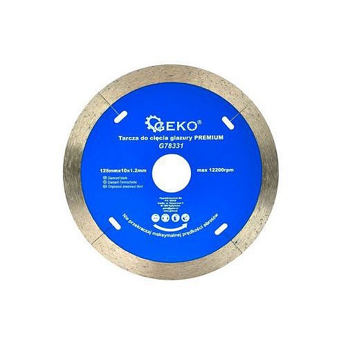 Diamantový řezný kotouč na keramické dlaždice 125mm x 10 x 1,2mm GEKO