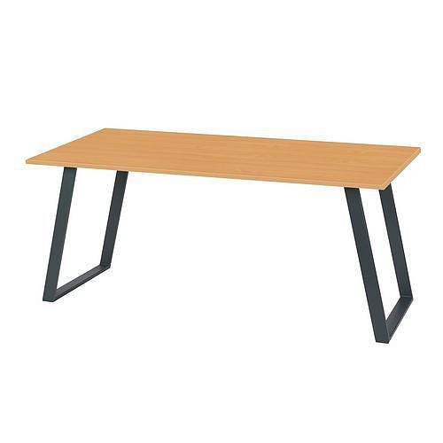 Kancelářský stůl Shape, 200 x 80 x 75 cm, rovné provedení, buk