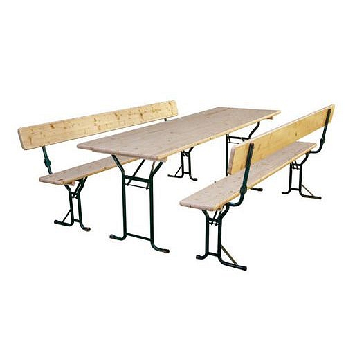 Pivní set s opěradlem Corrina, 74 x 70 x 220 cm