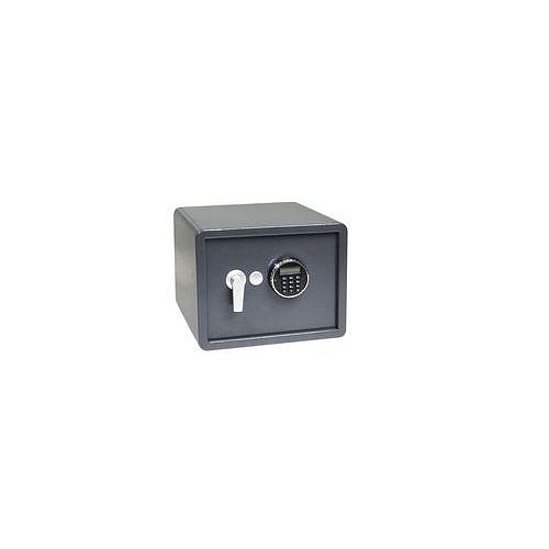 Nábytkový trezor s elektronickým zámkem s alarmem, podsvíceným LCD displejem a páčkou k otevření, 300 x 380 x 300 mm