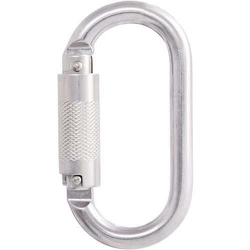 Ocelová karabina s 1/4 otočným zámkem