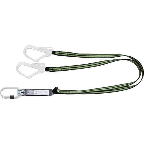 Energeticky pohlcující dvojité popruhové lano 1,8 m