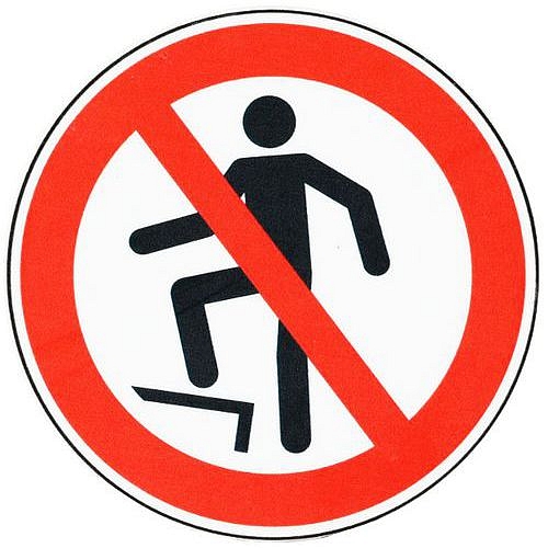 Zákazové značení Manutan Expert - Zákaz vstupu, hliník, 200 mm