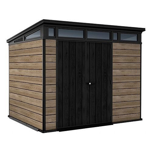 Zahradní domek Horizontal 9 x 7, světle hnědý