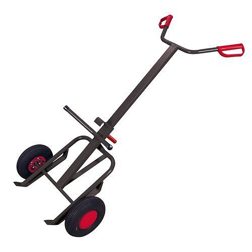 Rudl RU202 na sudy, do 250 kg, s nafukovacími koly, šedý