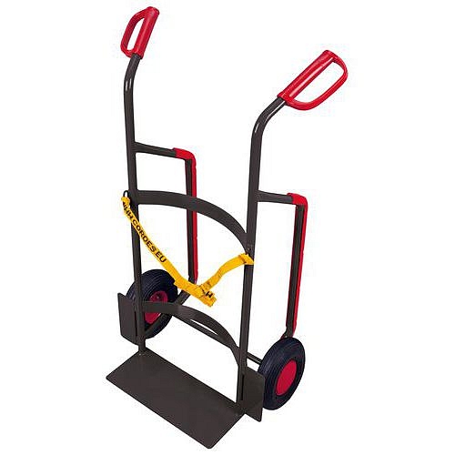 Rudl RU204 na plastové sudy, do 250 kg, s nafukovacími koly, šedý