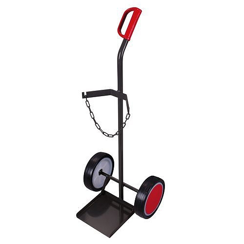 Rudl RU205 na 40 - 50l svařovací láhve, do 100 kg, s plnými koly, šedý