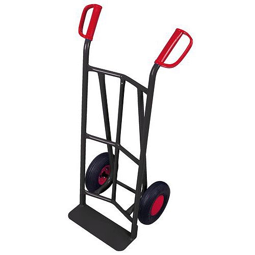 Rudl RU226, do 200 kg, 55 x 43 x 110 cm, nafukovací kola, šedý