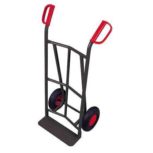 Rudl RU226, do 250 kg, 62 x 44 x 111 cm, nafukovací kola, šedý