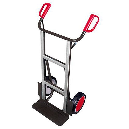 Rudl RU228, do 250 kg, 64 x 42,5 x 114,5 cm, plná kola, šedý