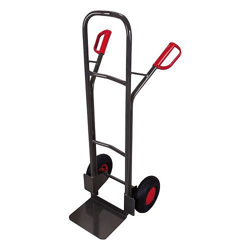 Rudl RU235, do 250 kg, 57 x 58,5 x 131 cm, s nafukovacími koly, šedý