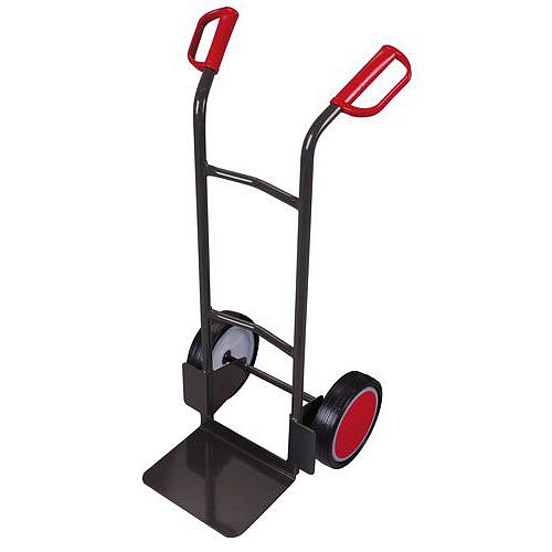 Rudl RU237, do 200 kg, 57 x 53 x 110,5 cm, s plnými koly, šedý