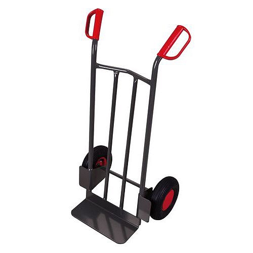 Rudl RU238, do 250 kg, 62 x 46 x 111 cm, s nafukovacími koly, šedý