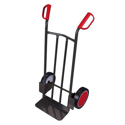 Rudl RU238, do 250 kg, 62 x 46 x 111 cm, s plnými koly, šedý