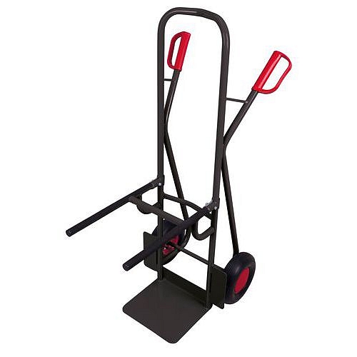 Rudl RU239 na židle, do 250 kg, 57 x 79,5 x 130,5 cm, s nafukovacími koly, šedý