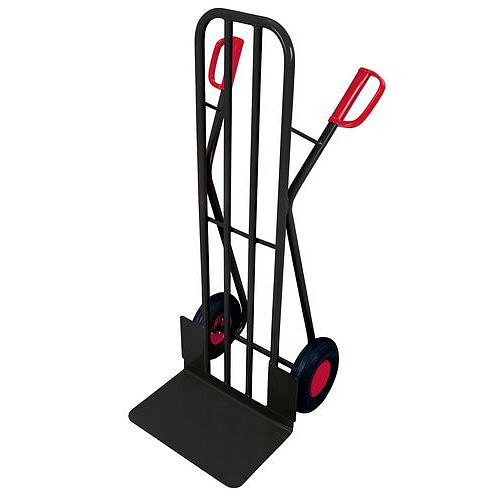 Rudl RU253, do 250 kg, 57 x 58,5 x 131 cm, s nafukovacími koly, šedý